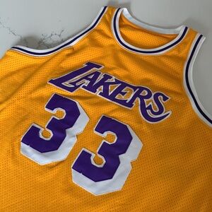 Vintage Kareem Abdul-Jabbar LA Lakers Mitchell & Ness 1979-80 Jersey